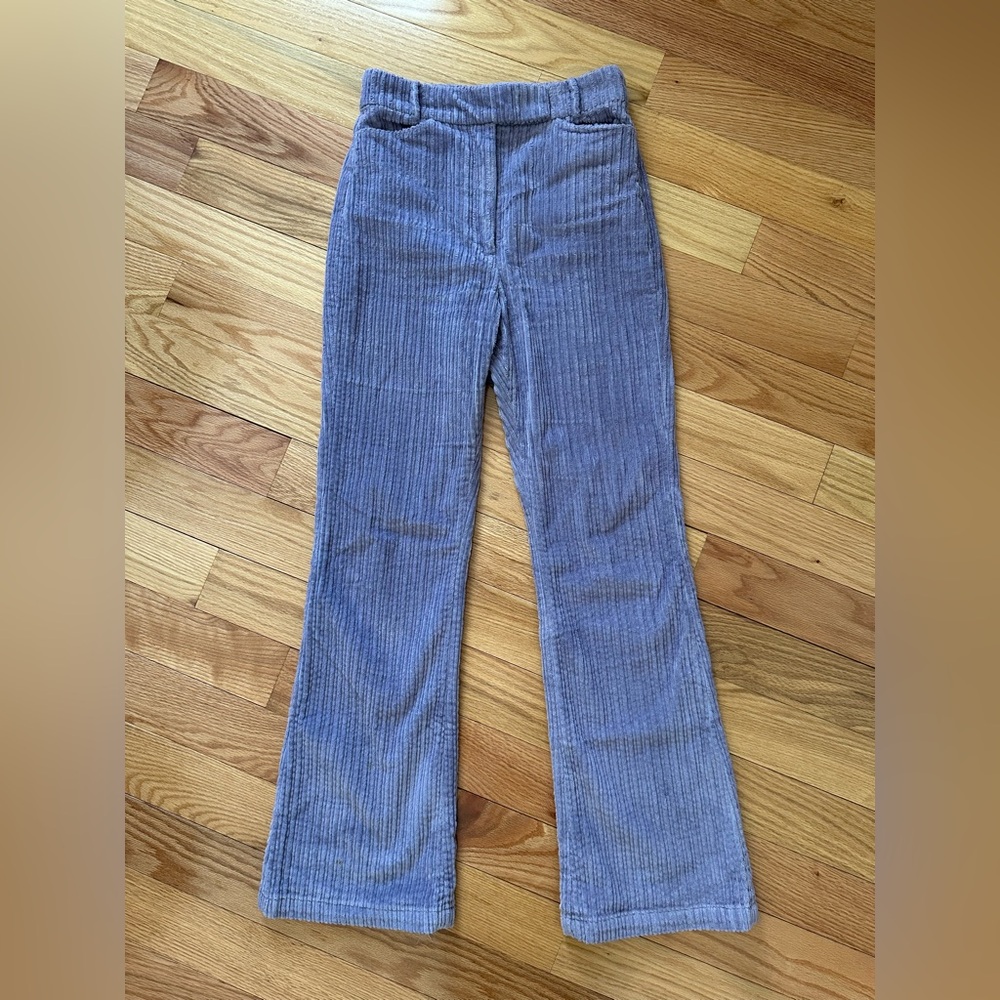 Women's Corduroy Flares in Lilac ✨